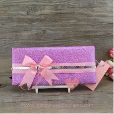 Luxurious Custom Light Purple Wedding Invitation Card Design